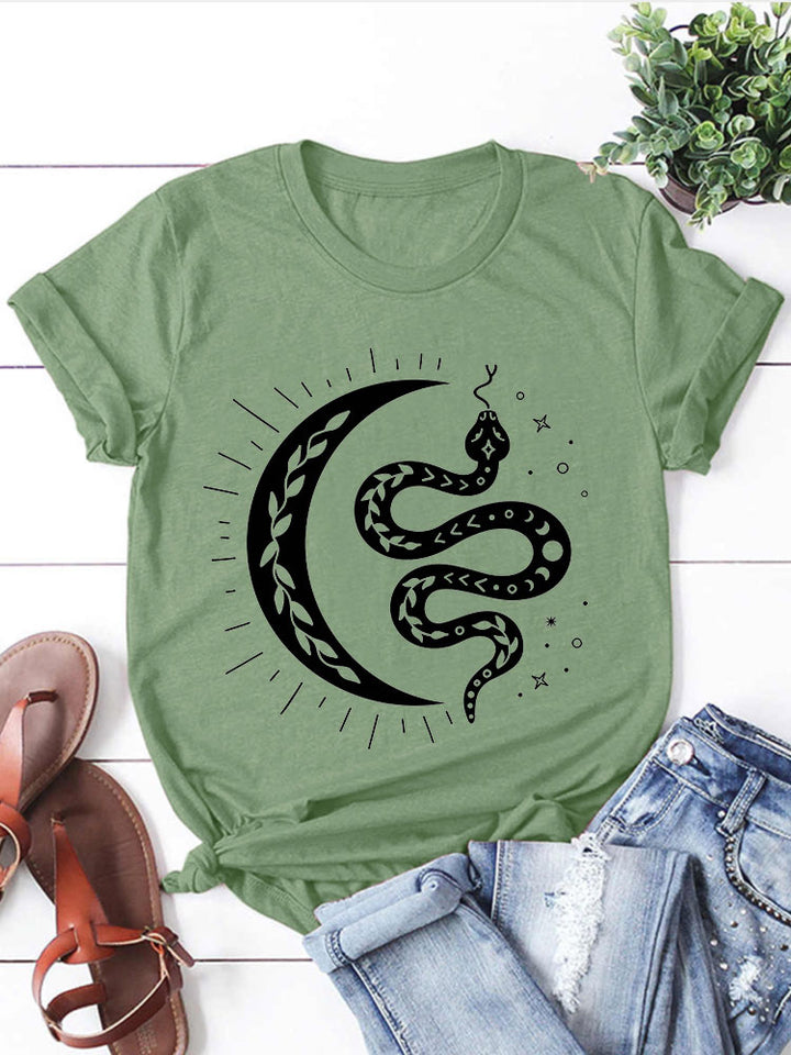 Crescent Serpent T-Shirts