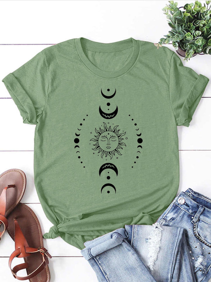 Solar Eclipse Sun & Moon T-Shirts