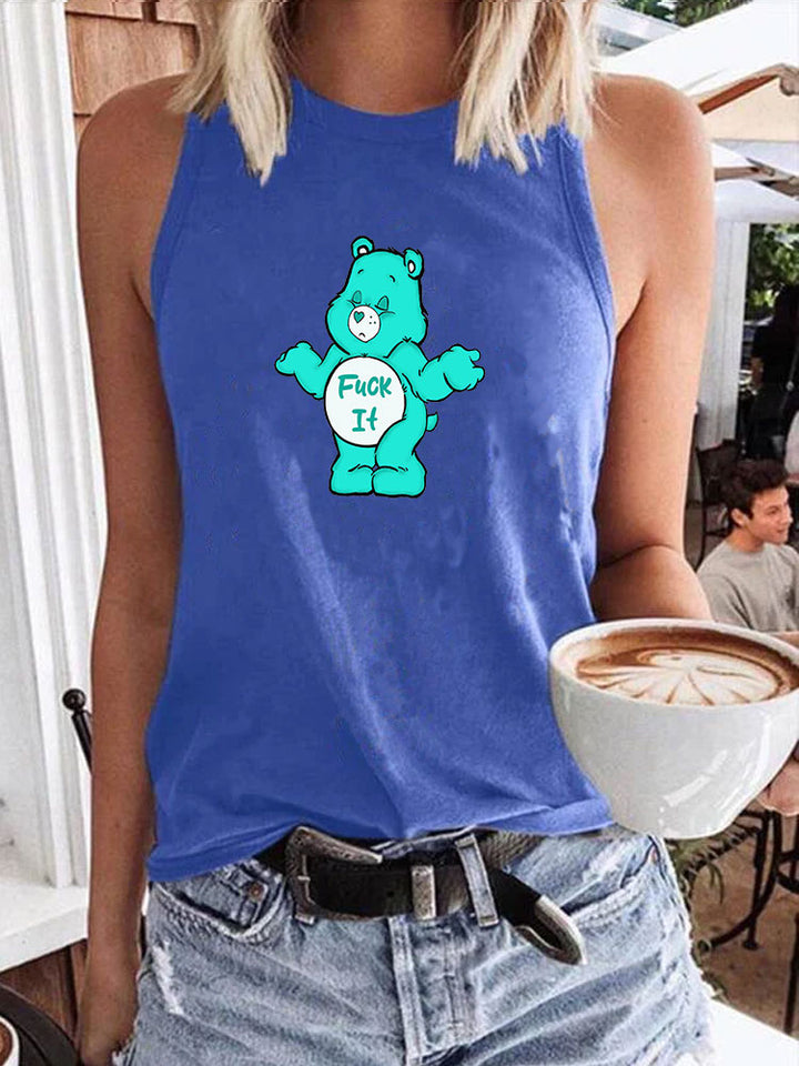 F*ck It Sweary Care Bear Tank Top