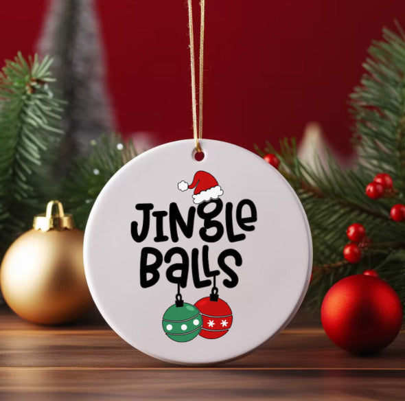 Jingle Balls Christmas Hanging Ornament