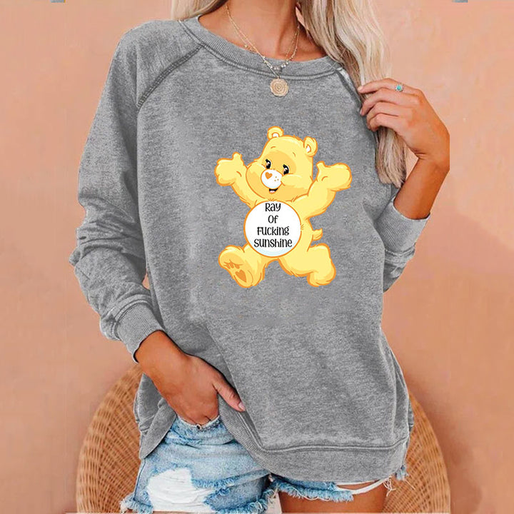 Sweary Care Bear Sweatshirts- Ray of Sunshine