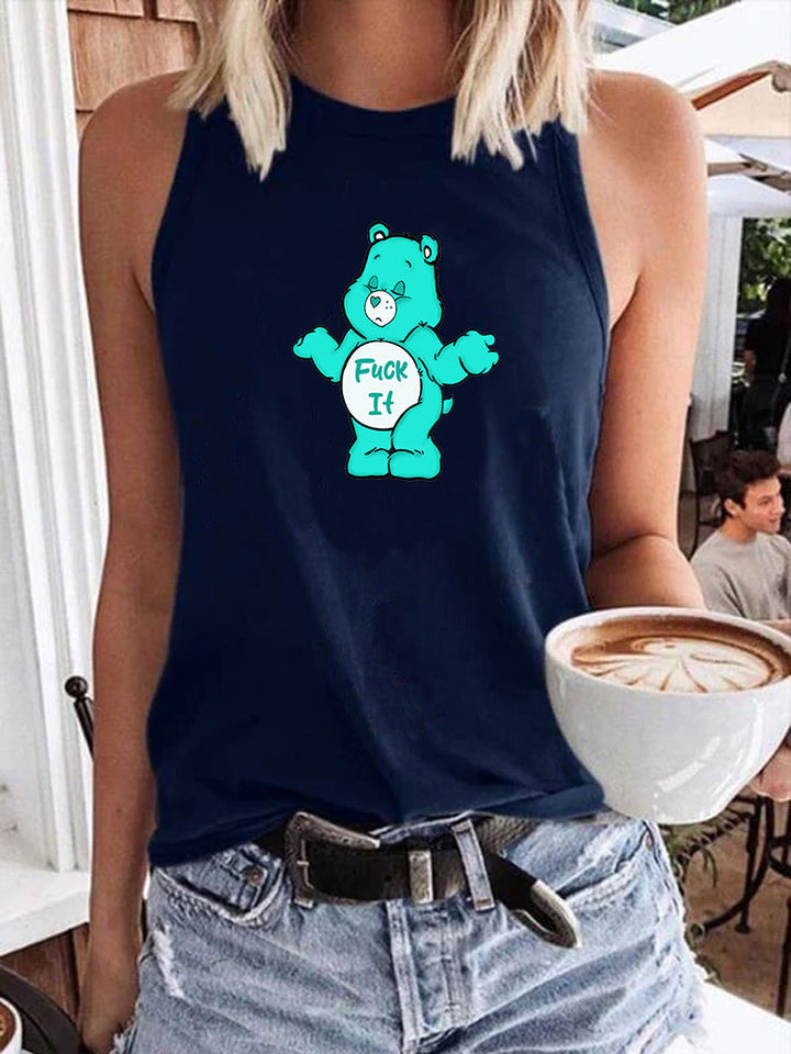 F*ck It Sweary Care Bear Tank Top