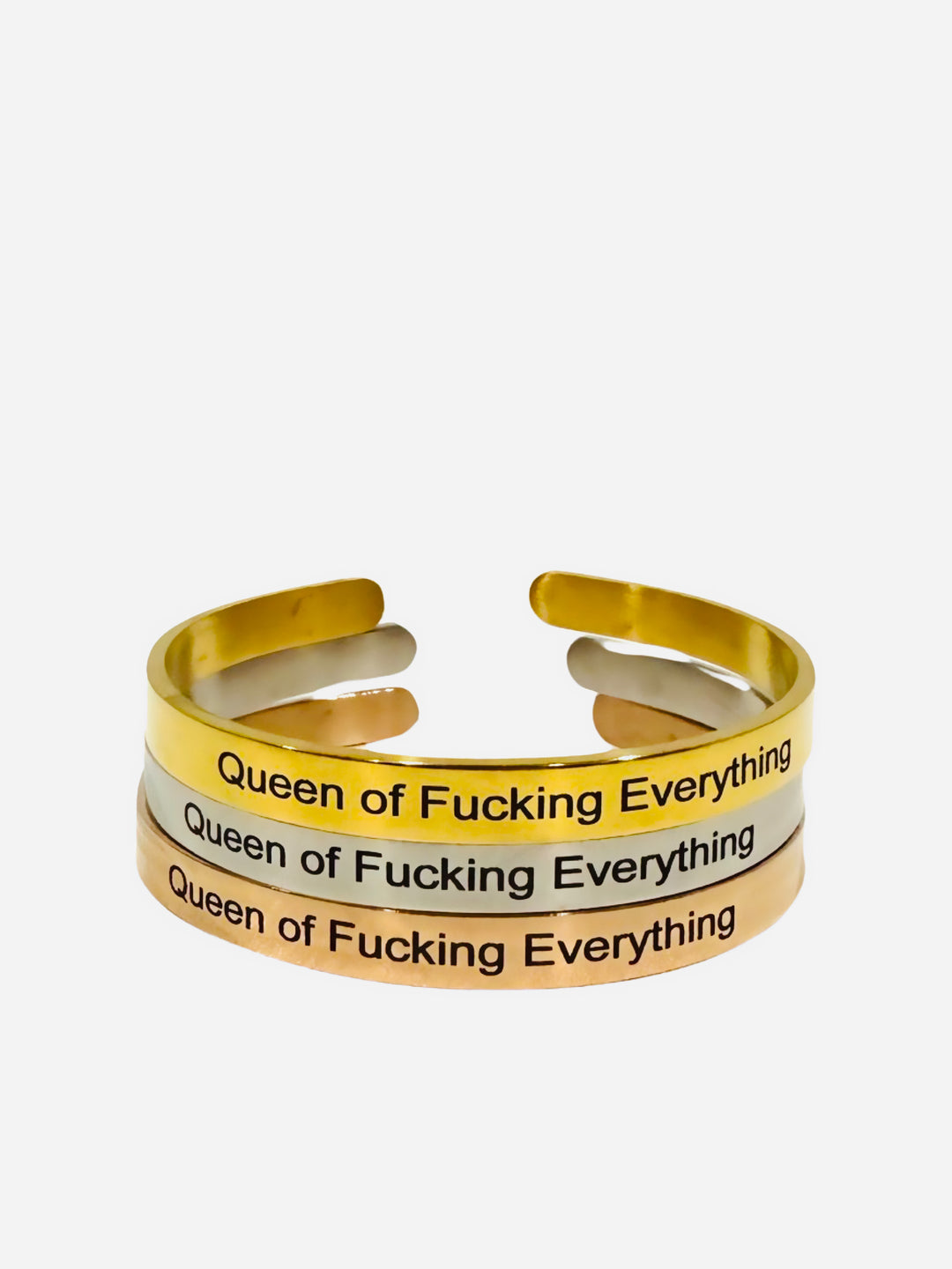 Cuff Bangle- Queen of F*cking Everything