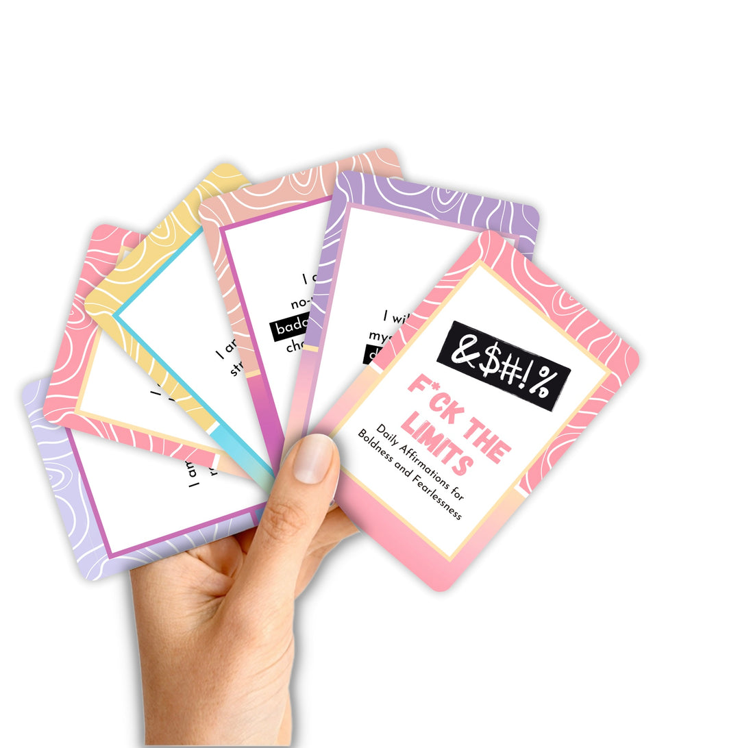 F*ck the Limits Affirmation cards