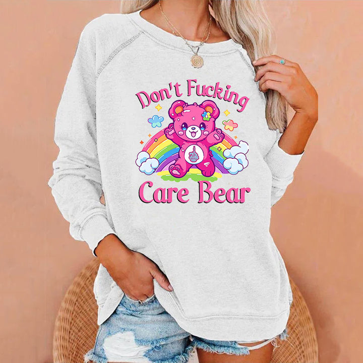 Don’t F*cking Care Bear Sweatshirts