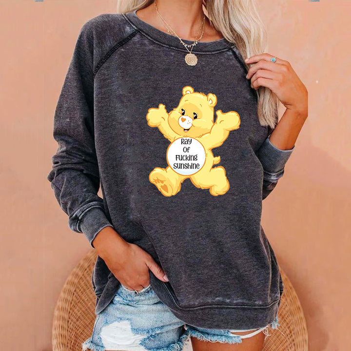 Sweary Care Bear Sweatshirts- Ray of Sunshine