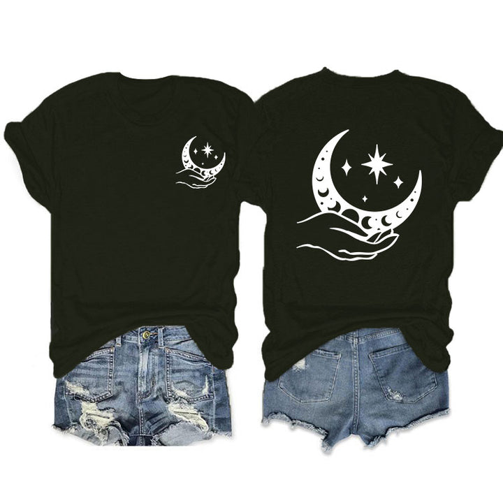Celestial Embrace Front-Back Fusion Tees