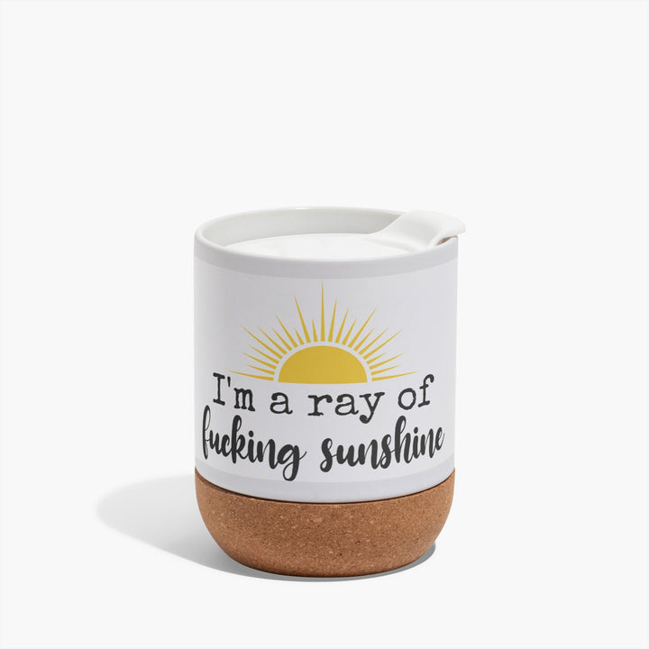 I’m a Ray of Sunshine Cork Base Ceramic Mug