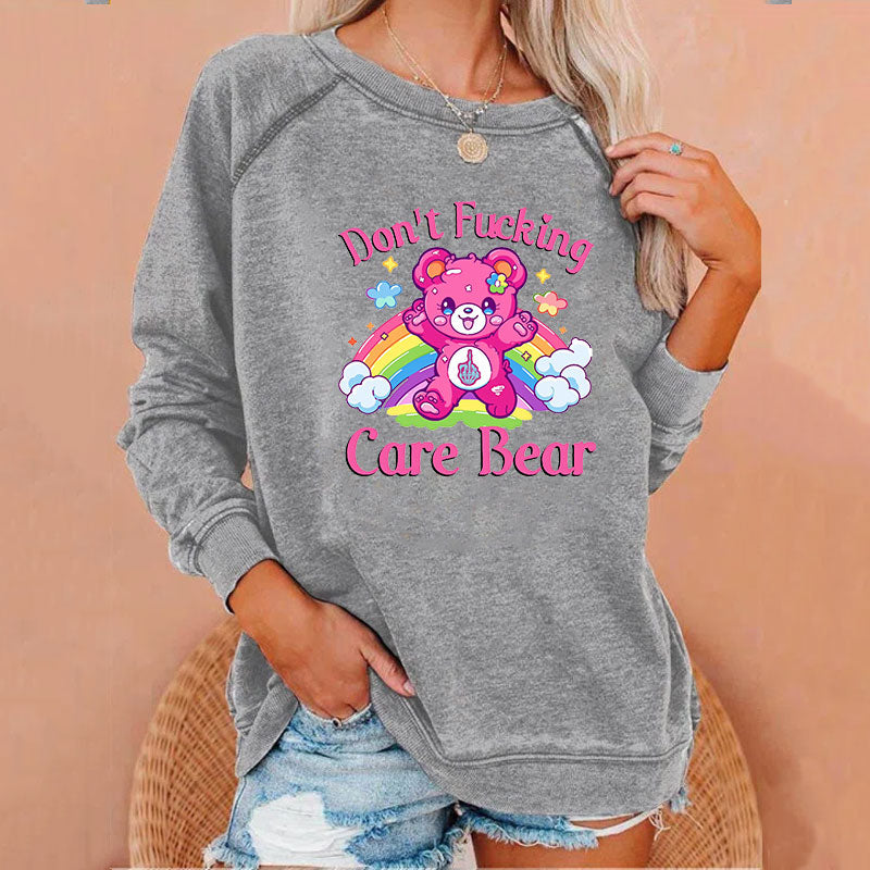 Don’t F*cking Care Bear Sweatshirts