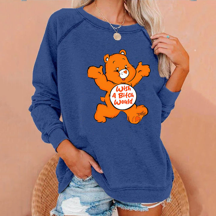 Sweary Care Bear Sweatshirts- Wish a B*tch Would