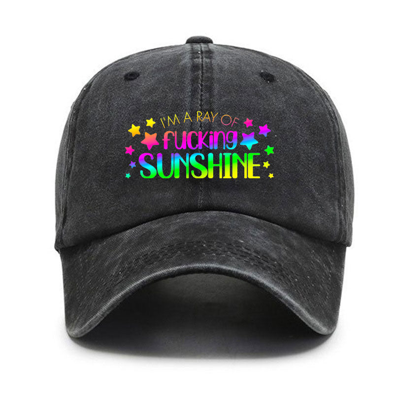 Washed Cotton Cap- I’m a Ray of F*cking Sunshine