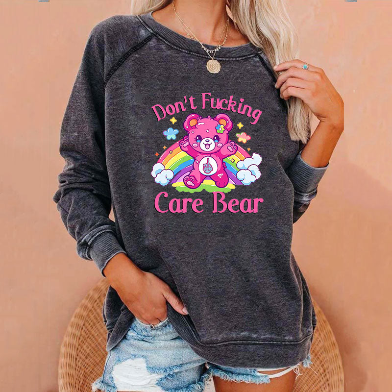 Don’t F*cking Care Bear Sweatshirts