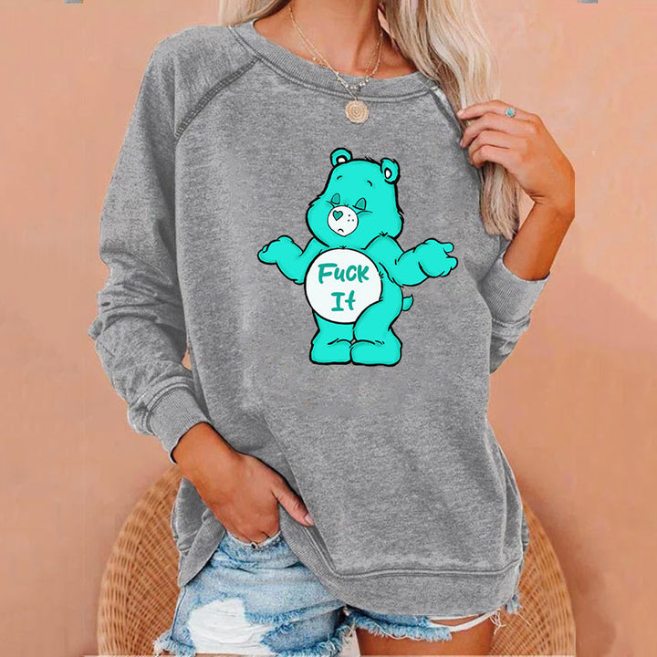 Sweary Care Bear Sweatshirts- F*ck It