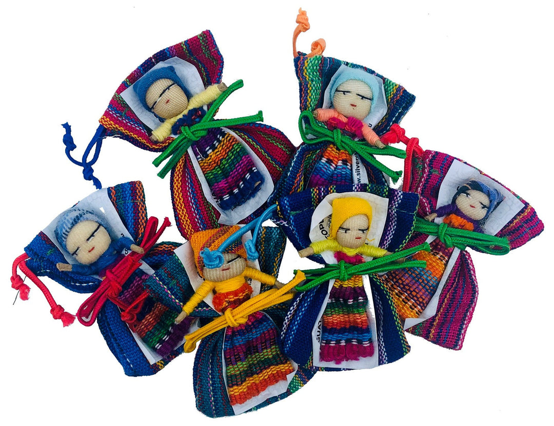 Large Worry Dolls with Bag