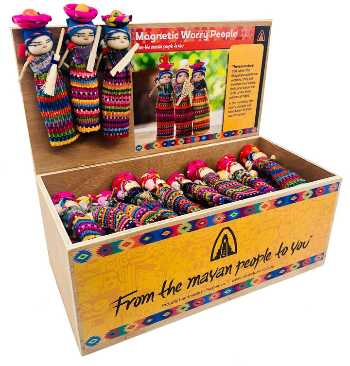 Guatemalan Worry Doll LARGE MAGNET