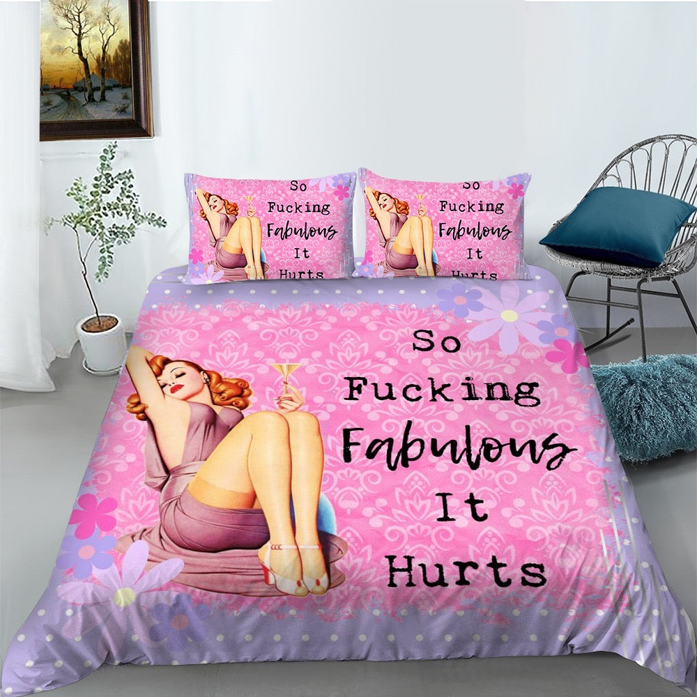 So F*cking Fabulous It Hurts Doona Cover Set