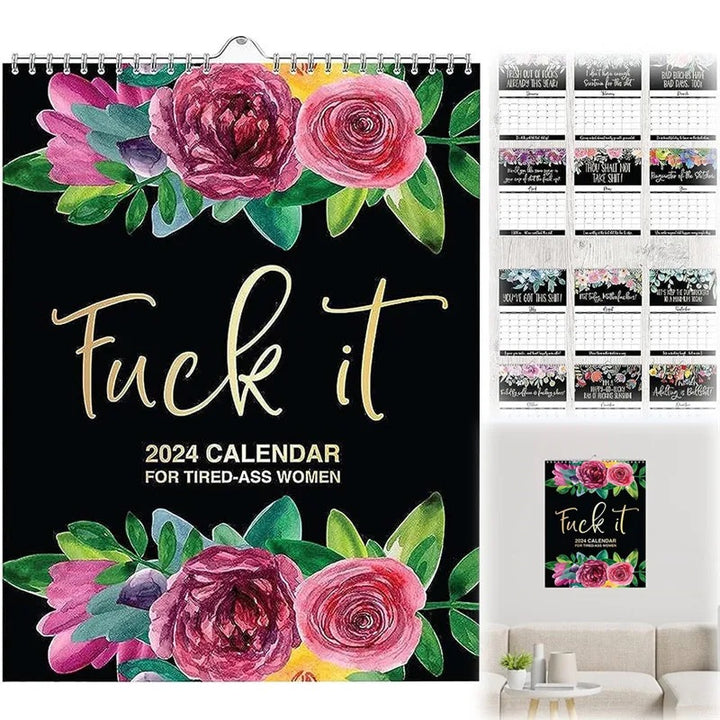 F*ck It Wall Calendar 2024