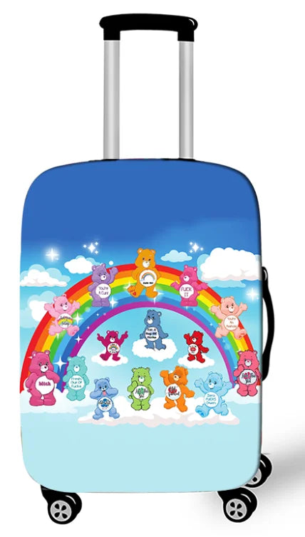 Rainbow Sweary Care Bears Luggage Cover