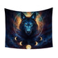 Galazy Wolf Tapestry