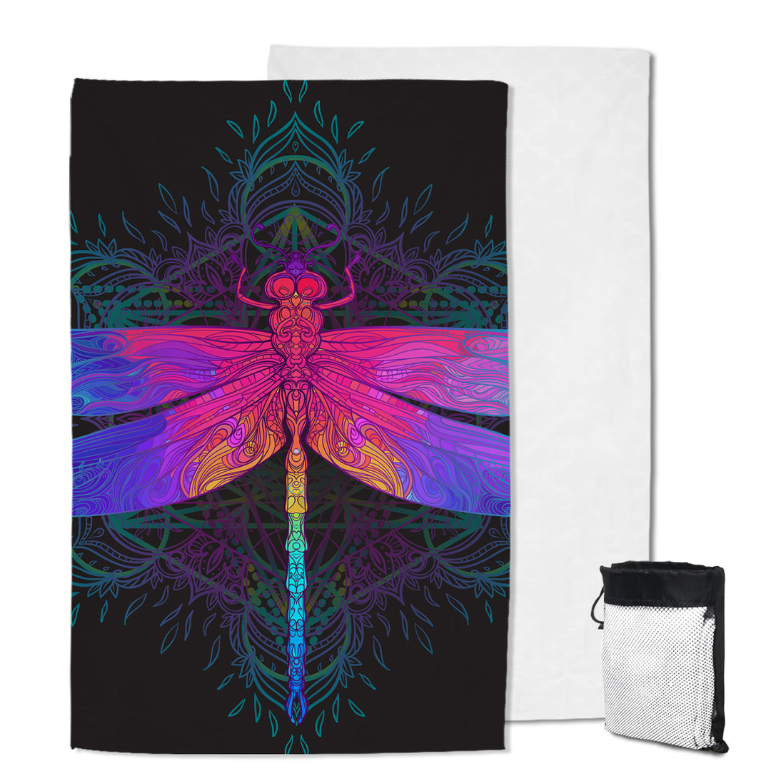 Dragonfly Sand Free Beach Towel