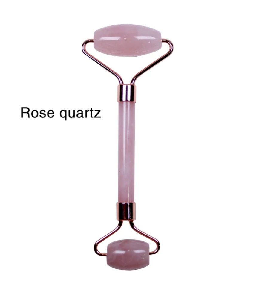 Rose Quartz Crystal Facial Roller