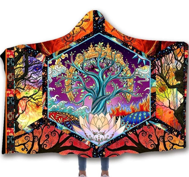 Mystical Realm Hooded Blanket