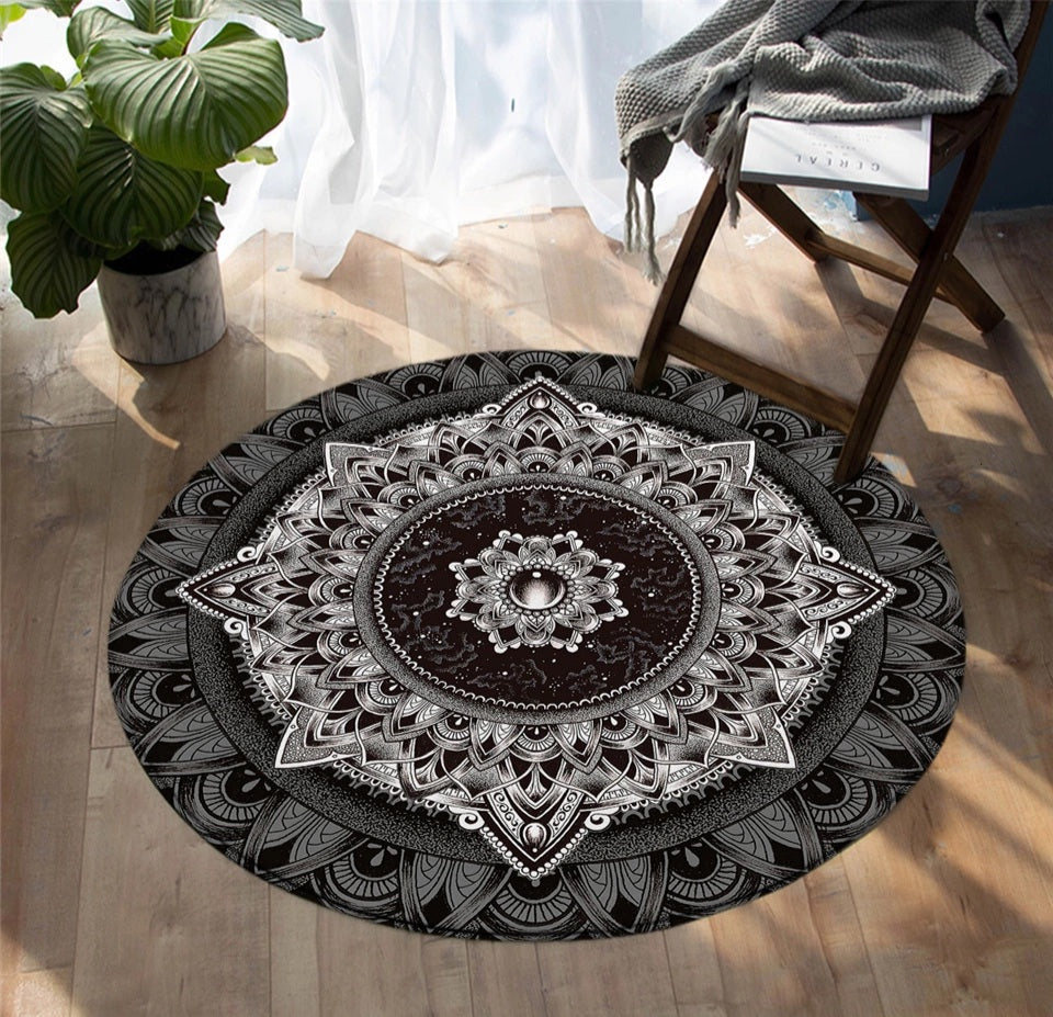 Mandala Round Floor Mat