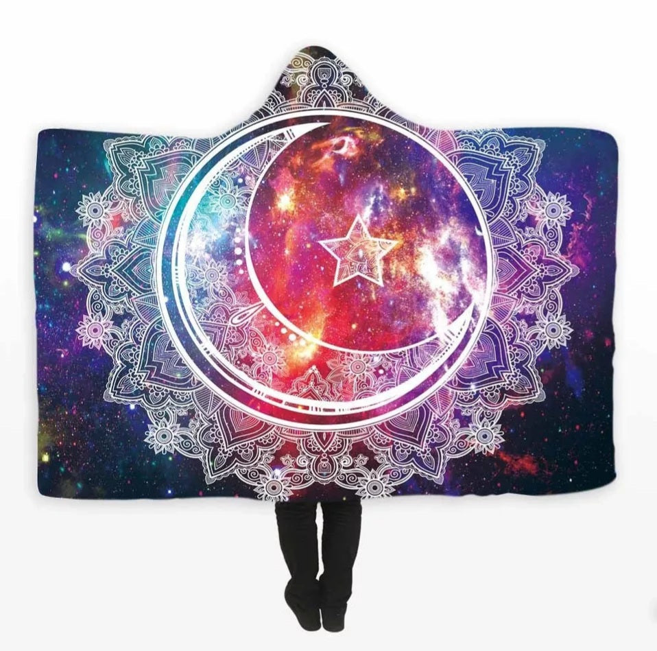 Starry Nights Hooded Blanket