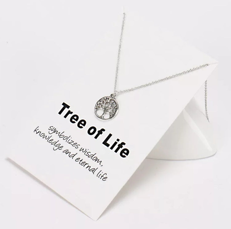 Tree of Life Necklace & Card