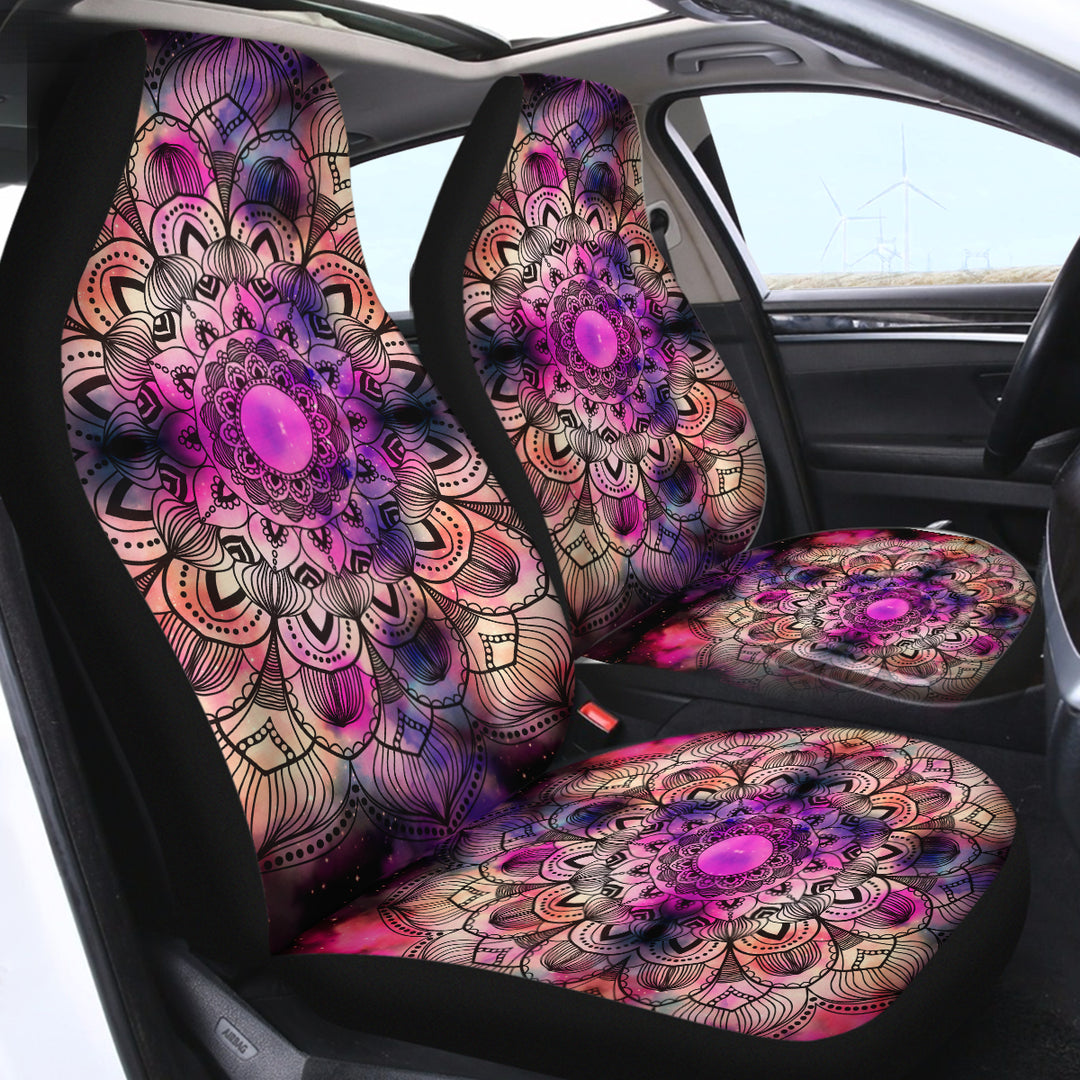 Vibrant Mandala Car Seat covers