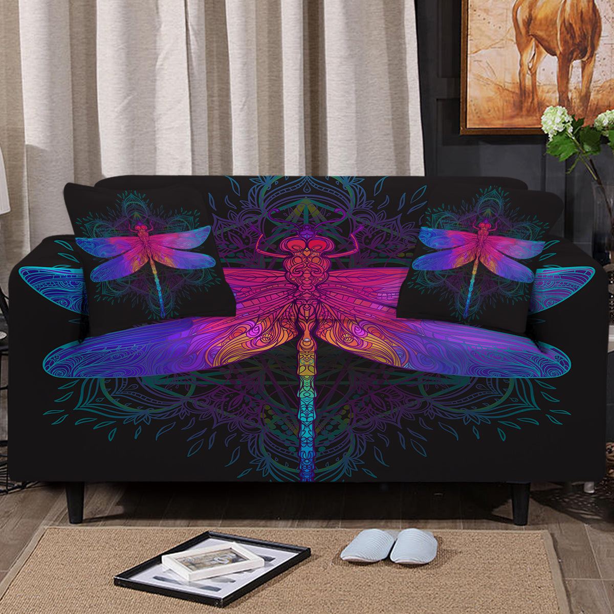 Dragonfly Sofa Cover Set