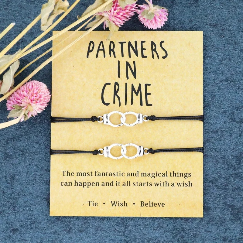 Partners in Crime Bracelet & Card