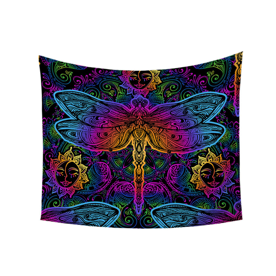 New Beginnings Dragonfly Tapestry