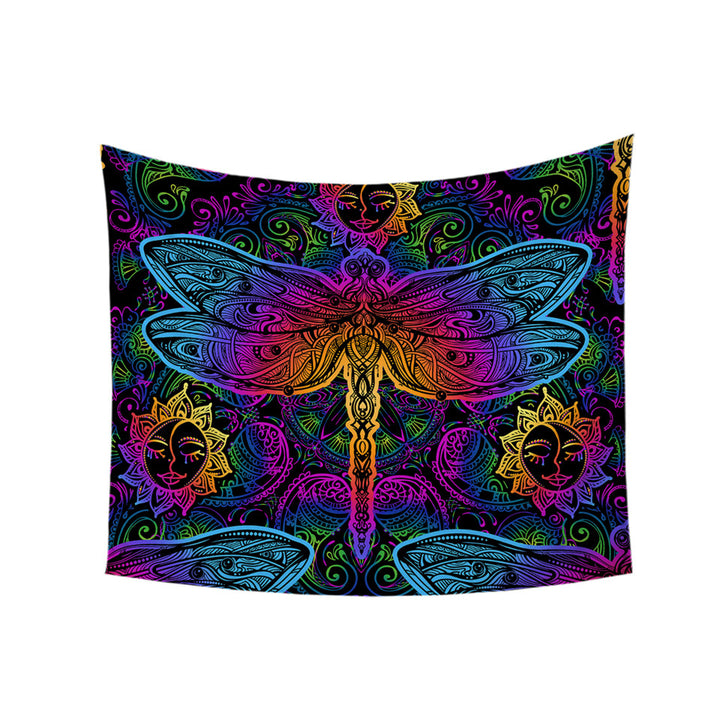 New Beginnings Dragonfly Tapestry