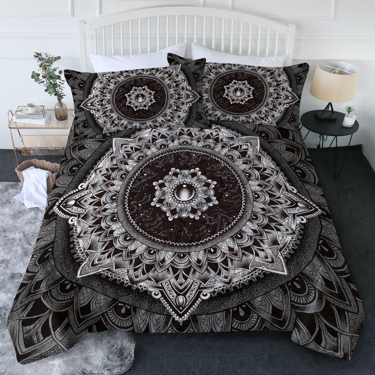 Mandala 3 piece Comforter Set