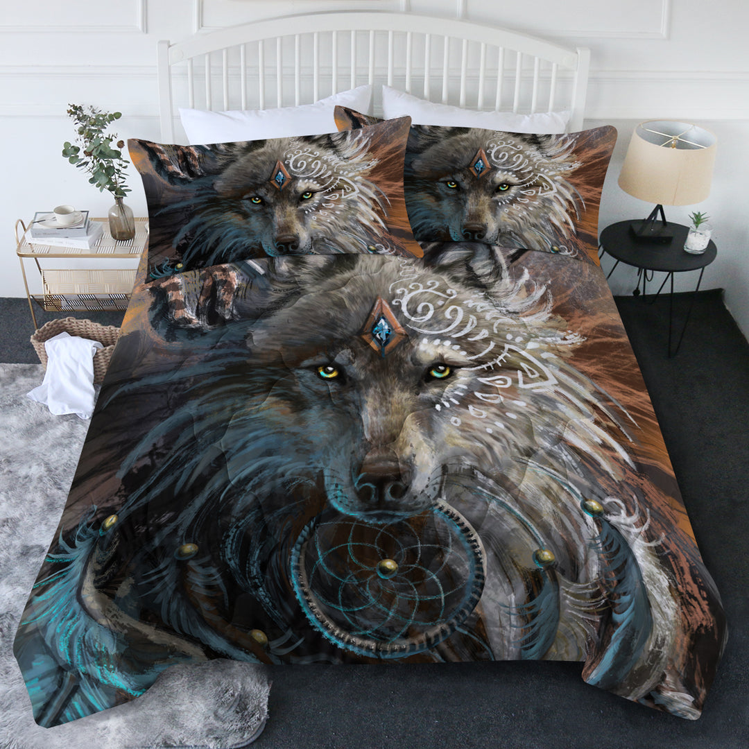 Wolf Warrior Comforter Set