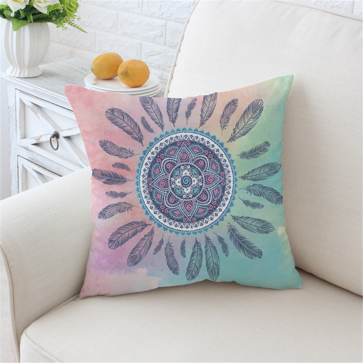 Mandala Flower Cushion Cover