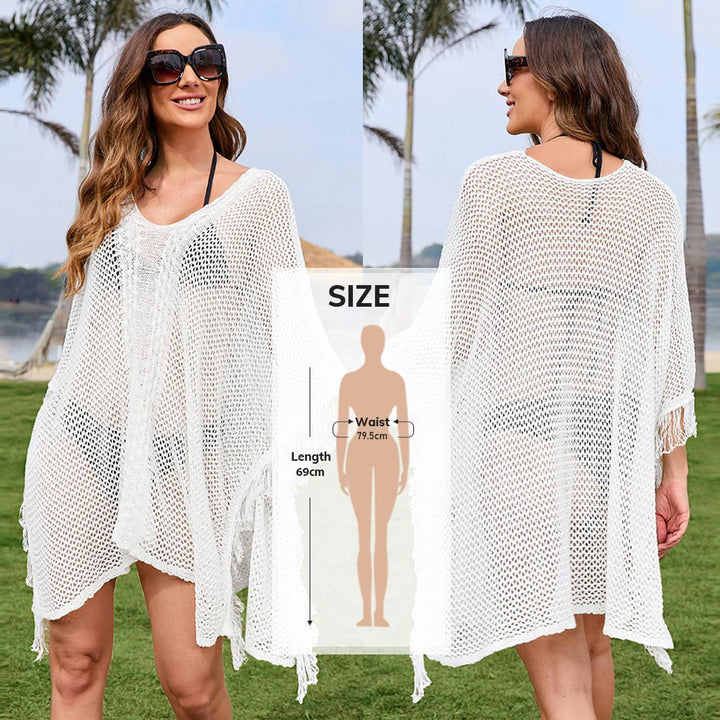 Fringed Crochet Boho Cover Ups