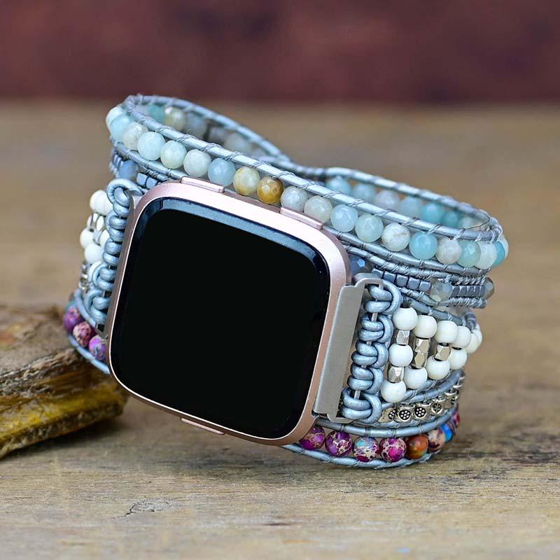 Amazonite Fitbit Versa Watch Strap