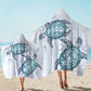 Ocean Turtles Hooded Beach Towel