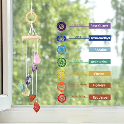 Natural Crystal Stone Wind Chime