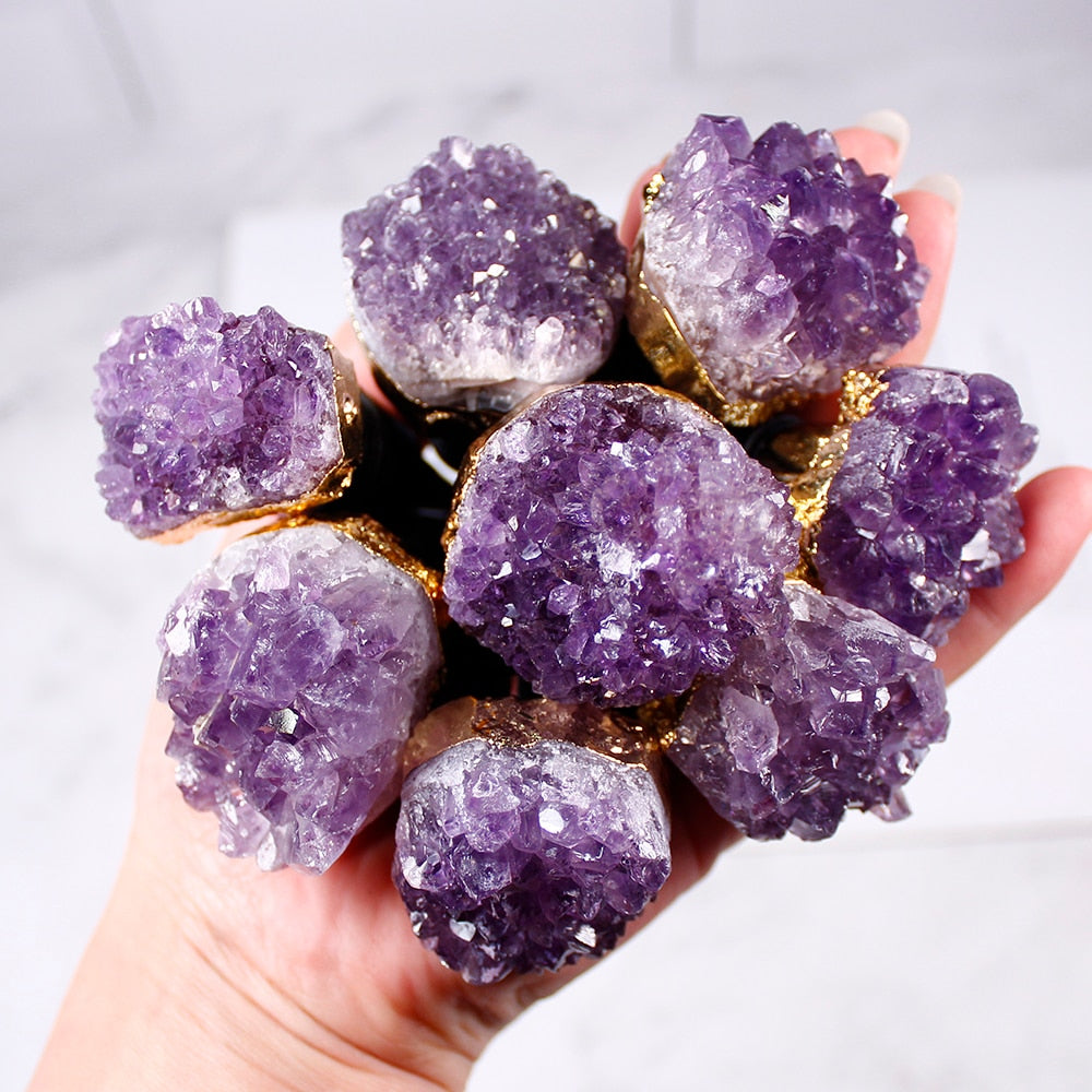 Natural Amethyst Wine Bottle Stopper