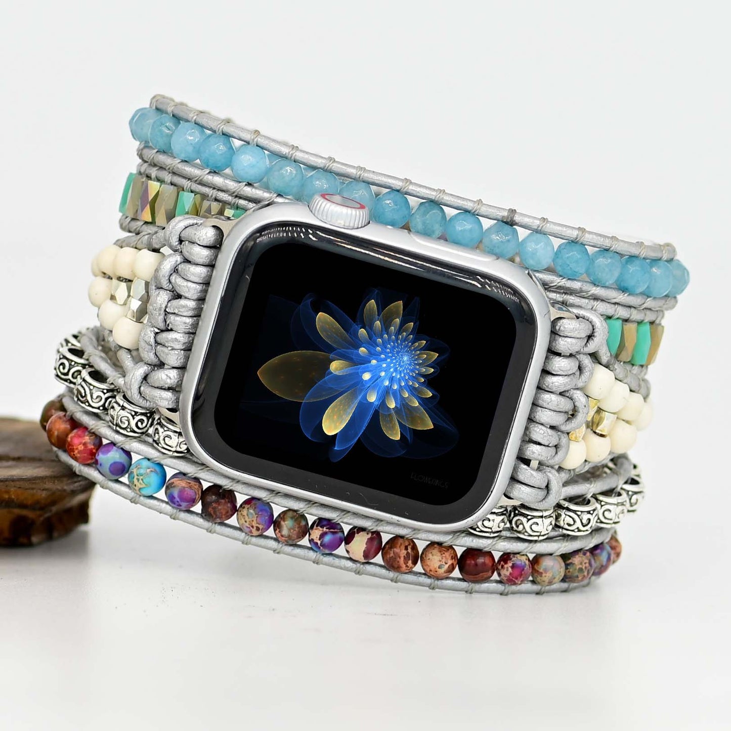 Calming Blue Apple Watch Strap
