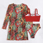 Bohemian 3 Pieces Sets Swimsuits And Cover-Ups Set
