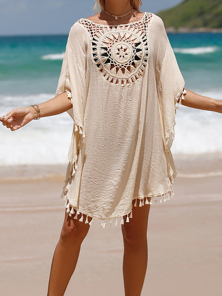 Crochet Boho Tassell Cover-Ups