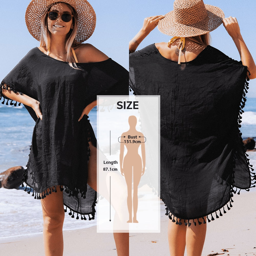 Fringed Crochet Boho Cover Ups