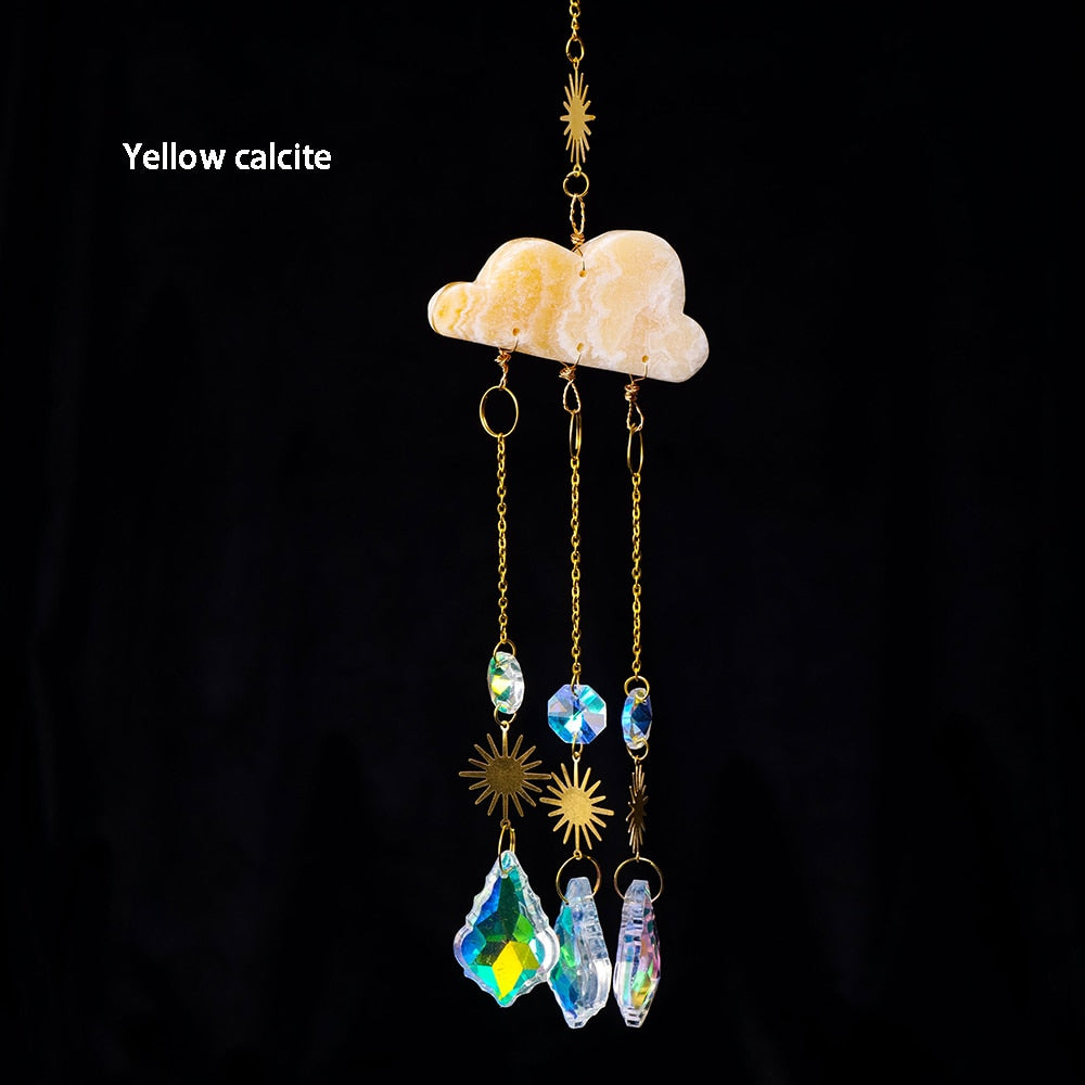 Cloud Crystal Carving Sun Catcher