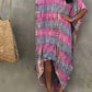 Oversized Bohoemain Tie Dye Cover Up
