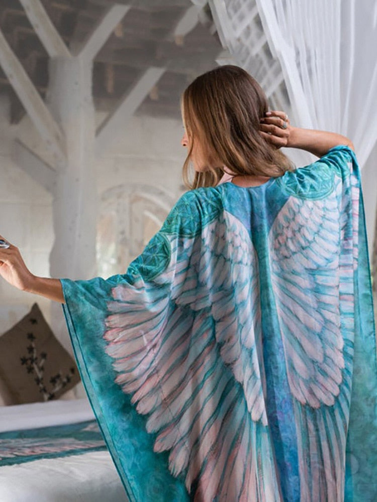 Boho Angel Wings Kimono Cover up