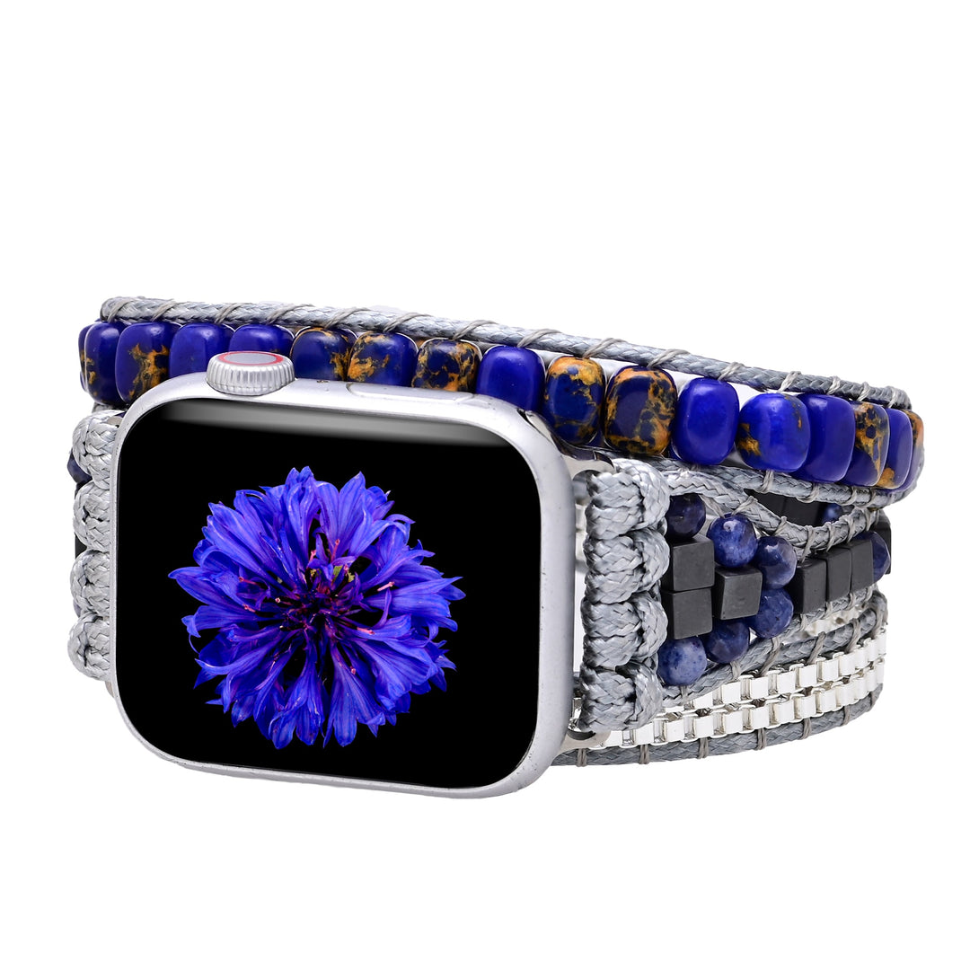 Healing Blue Jasper Apple Watch Strap